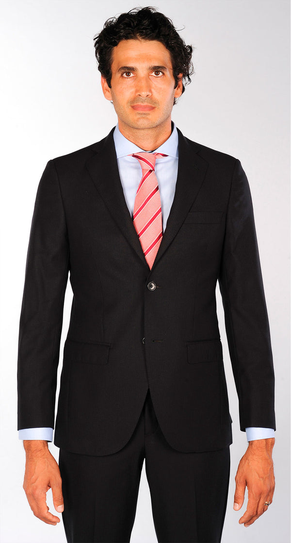 Graphite Black Herringbone Suit
