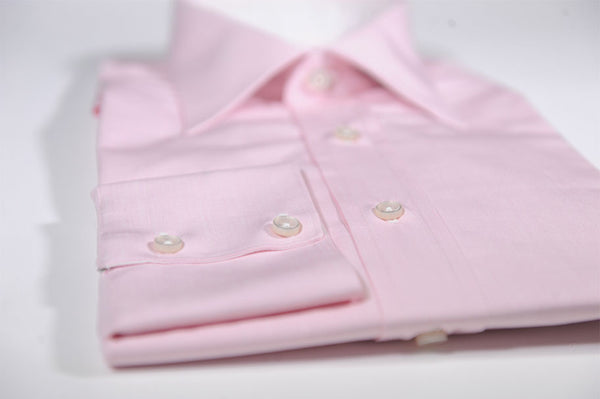Plain Pink Poplin Shirt