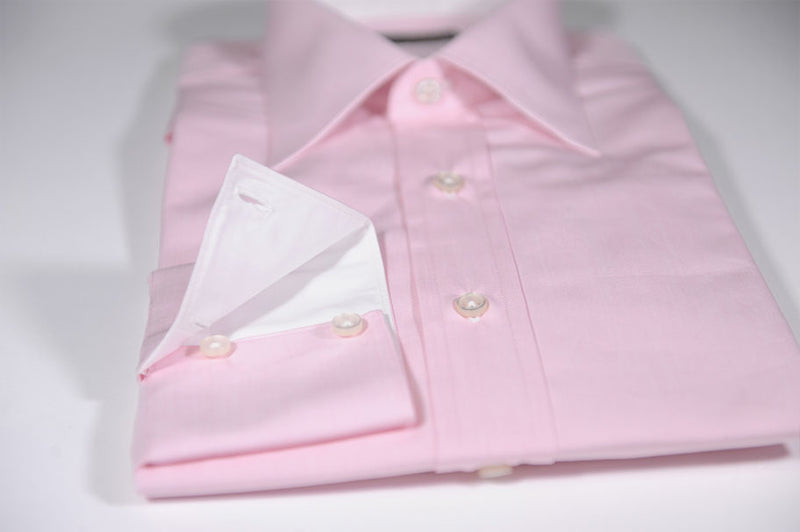Plain Pink Poplin Shirt