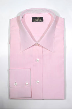 Camicia Popeline Rosa Tinta Unita