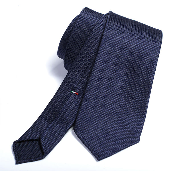 Navy blue tie fine gauze
