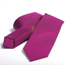 Purple tie purple fine silk